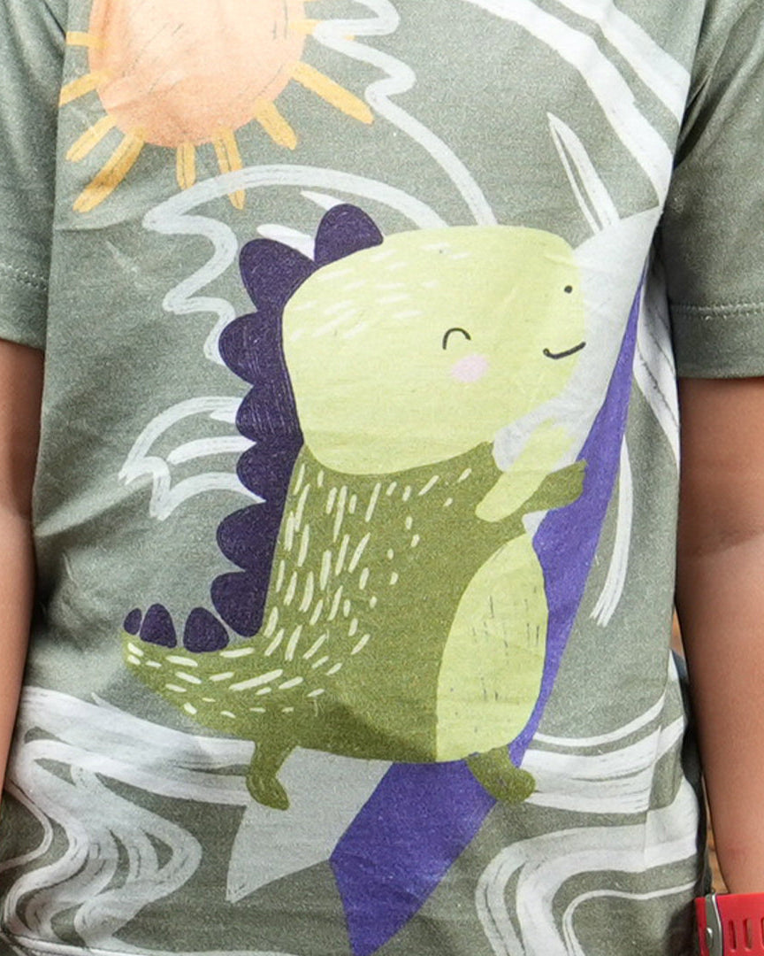 Dino Surf-0T-Shirt